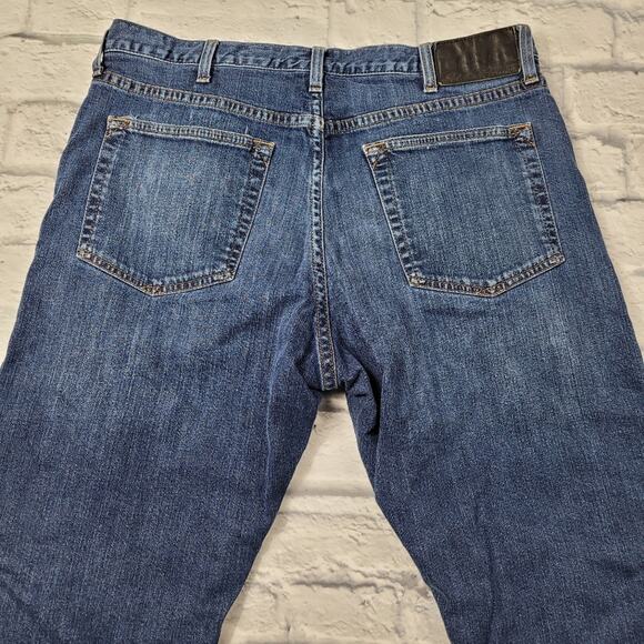 Eddie Bauer Straight Fit Flannel Lined Jeans size 38 - Picture 10 of 16